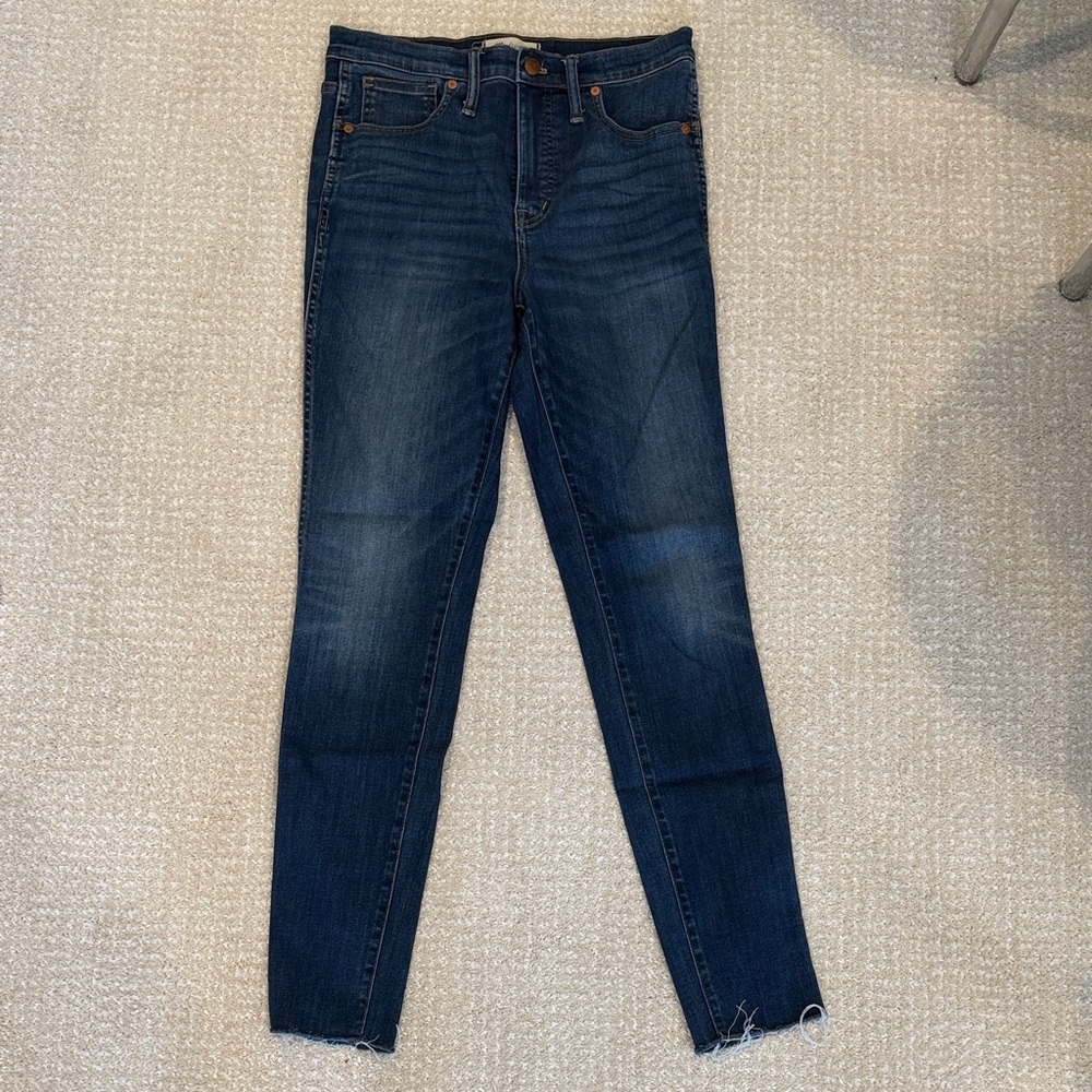 Madewell Dark Blue Skinny Jeans
